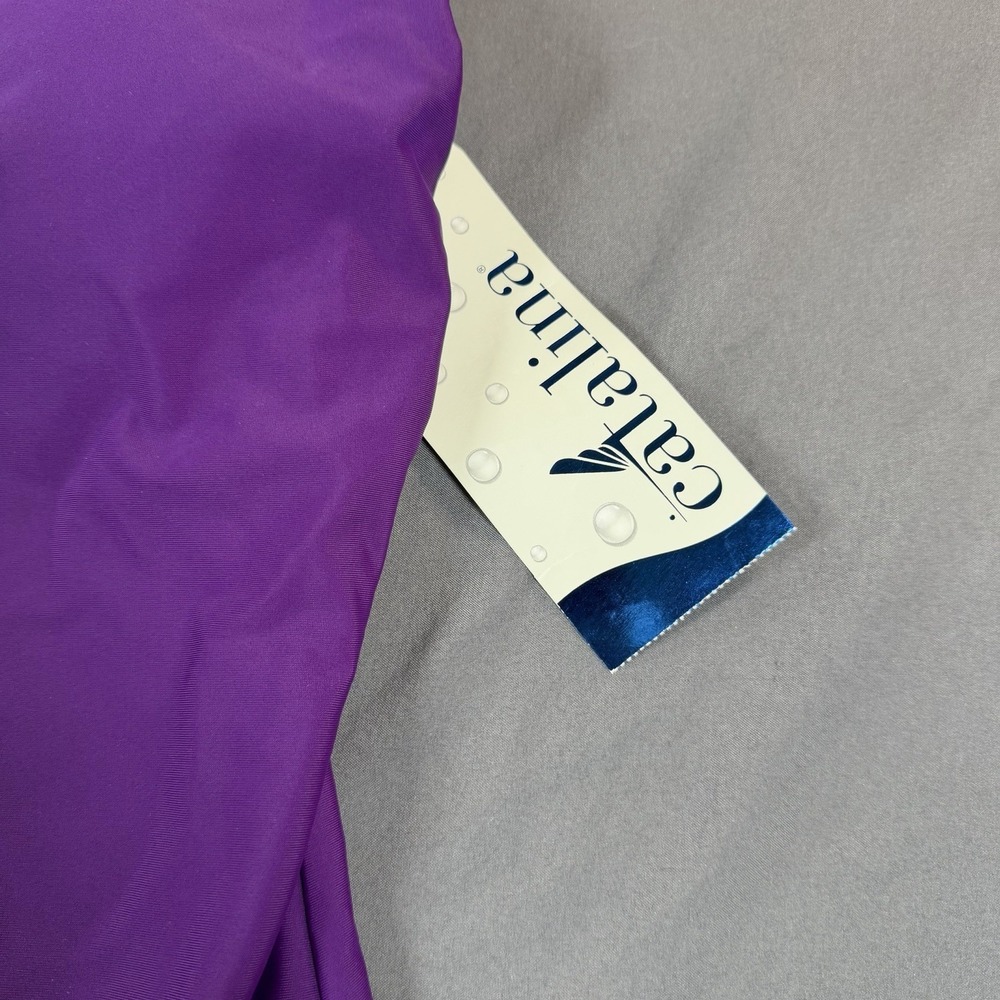 Catalina Women's One Piece Swimsuit Purple/Wine Size Medium New With Liner - Picture 2 of 6